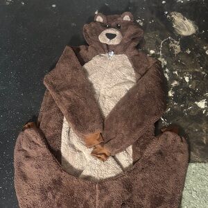 Men's Plush Brown Bear Costume